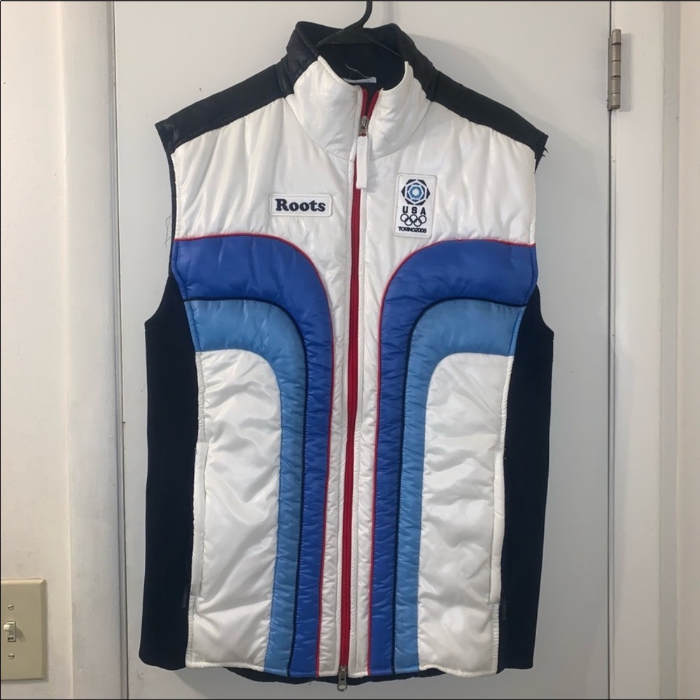 Roots Puffer Vest 2006 Olympics Team USA